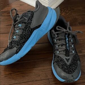 Under Armour Gray and Blue Sneakers